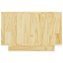Couchtisch 50X50X33,5 Cm Massivholz Kiefer