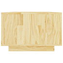 Couchtisch 110X50X33,5 Cm Massivholz Kiefer