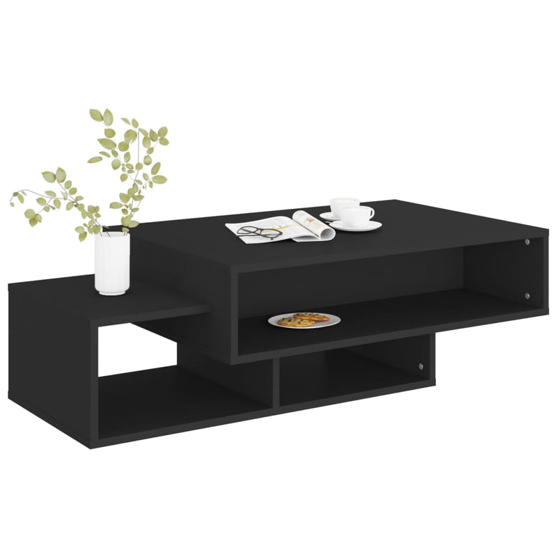 Couchtisch Schwarz 105x55x32 cm Holzwerkstoff