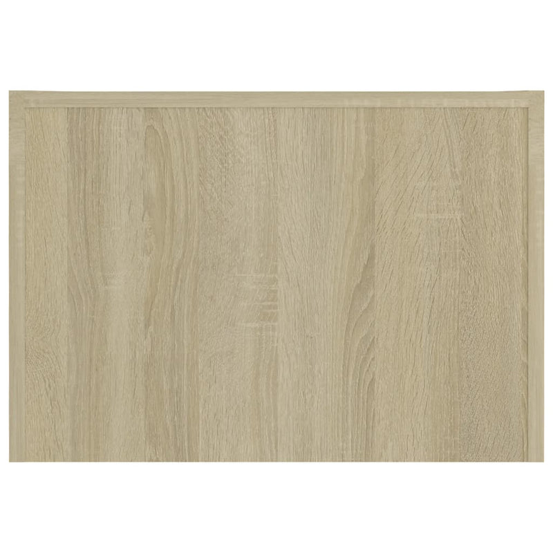 Couchtisch Sonoma-Eiche 50x50x35 cm Holzwerkstoff