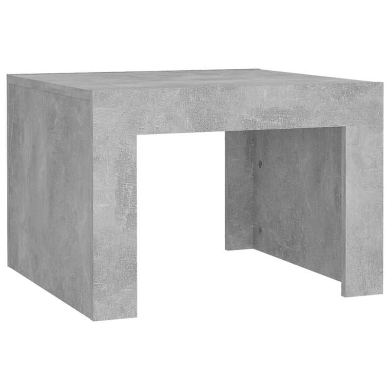 Couchtisch Betongrau 50x50x35 cm Holzwerkstoff