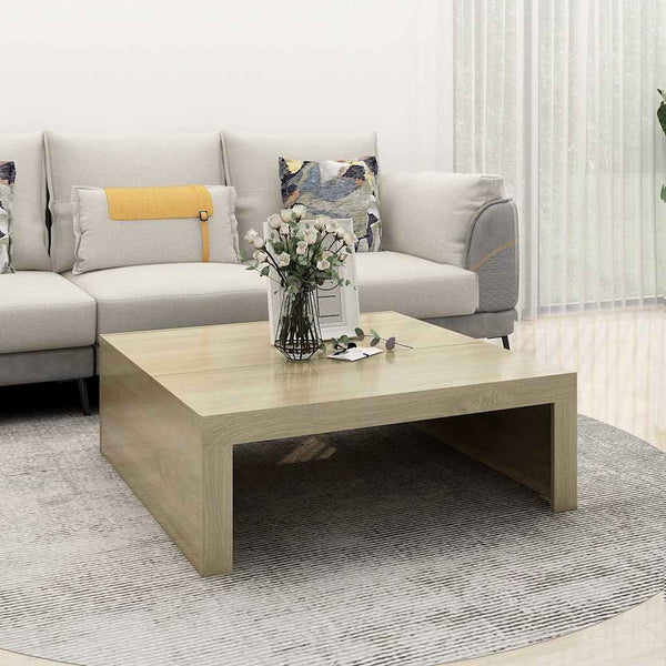 Couchtisch Sonoma-Eiche 100x100x35 cm Holzwerkstoff