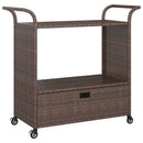 Barwagen Mit Schublade 100X45X97 Cm Poly Rattan