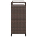 Barwagen Mit Schublade 100X45X97 Cm Poly Rattan
