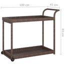 Barwagen 100X45X83 Cm Poly Rattan