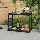 Barwagen 100X45X83 Cm Poly Rattan