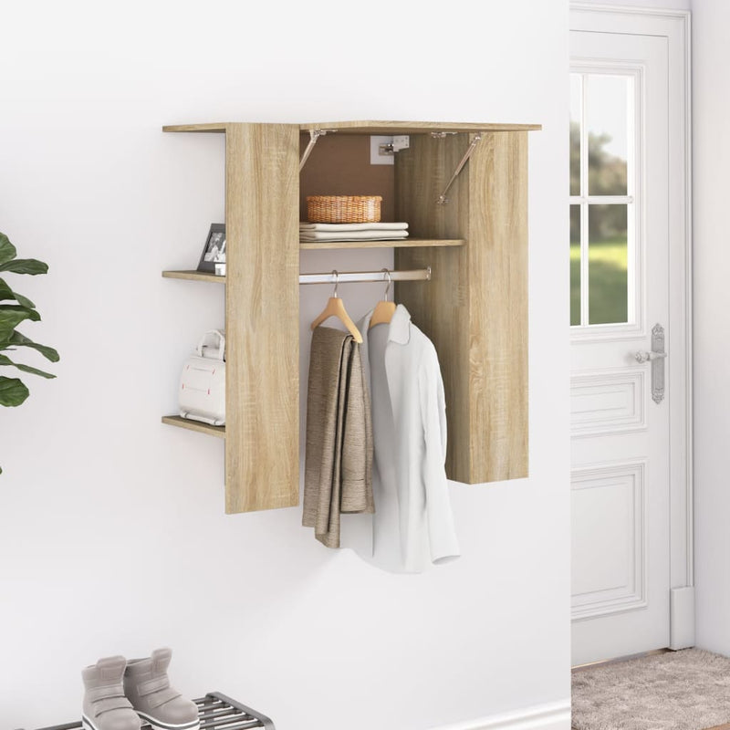 Flurschrank Sonoma-Eiche 97,5X37X99 Cm Holzwerkstoff