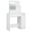 Schminktisch Mit Led 86,5X35X136 Cm