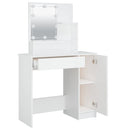 Schminktisch Mit Led 86,5X35X136 Cm