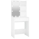 Schminktisch Mit Led 60X40X140 Cm