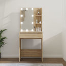 Schminktisch Mit Led 60X40X140 Cm