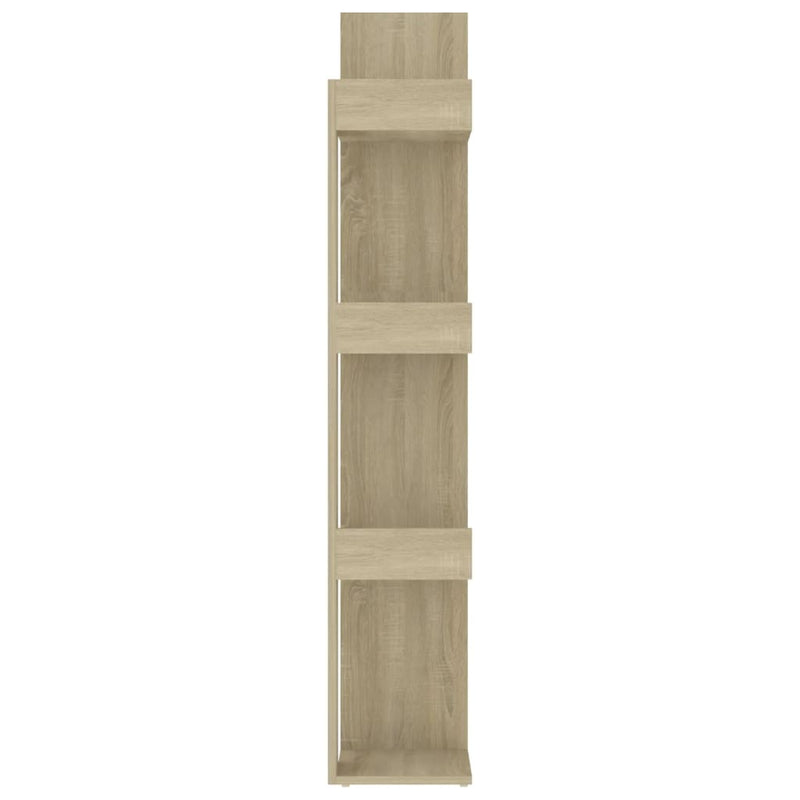 Bücherregal Sonoma-Eiche 86x25,5x140 cm Holzwerkstoff