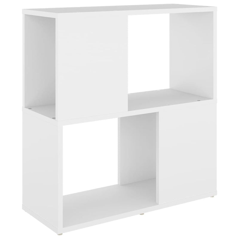 Bücherregal Weiß 60x24x63 cm Holzwerkstoff