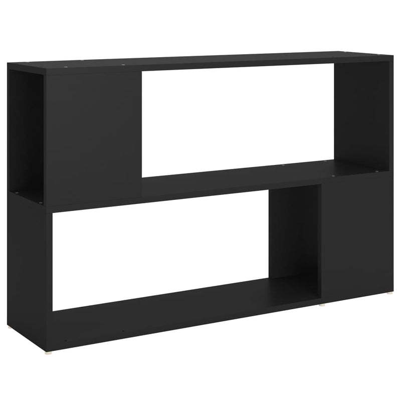 Bücherregal Schwarz 100x24x63 cm Holzwerkstoff