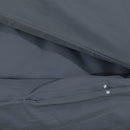 Bettwäsche-Set 220X240 Cm Leichte Mikrofaser Anthrazit