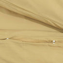 Bettwäsche-Set 140X200 Cm Leichte Mikrofaser Taupe