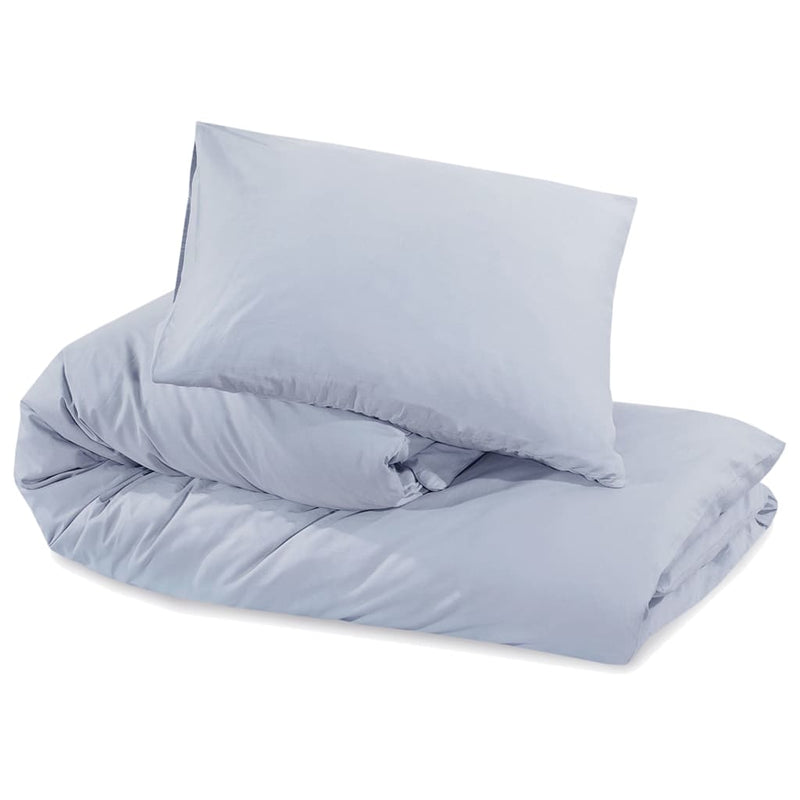 Bettwäsche-Set 240X220 Cm Baumwolle Grau