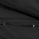 Bettwäsche-Set 140X200 Cm Baumwolle Schwarz