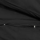 Bettwäsche-Set 260X240 Cm Baumwolle Schwarz