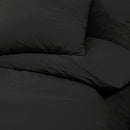 Bettwäsche-Set 135X200 Cm Baumwolle Schwarz