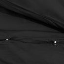 Bettwäsche-Set 260X220 Cm Baumwolle Schwarz