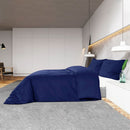 Bettwäsche-Set Marine 140X200 Cm Baumwolle Blau