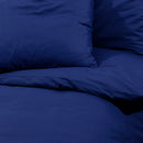 Bettwäsche-Set Marine 140X200 Cm Baumwolle Blau