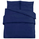 Bettwäsche-Set Marine 135X200 Cm Baumwolle Blau