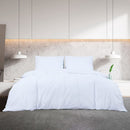 Bettwäsche-Set 240X220 Cm Baumwolle Weiß