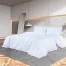 Bettwäsche-Set 225X220 Cm Baumwolle Weiß