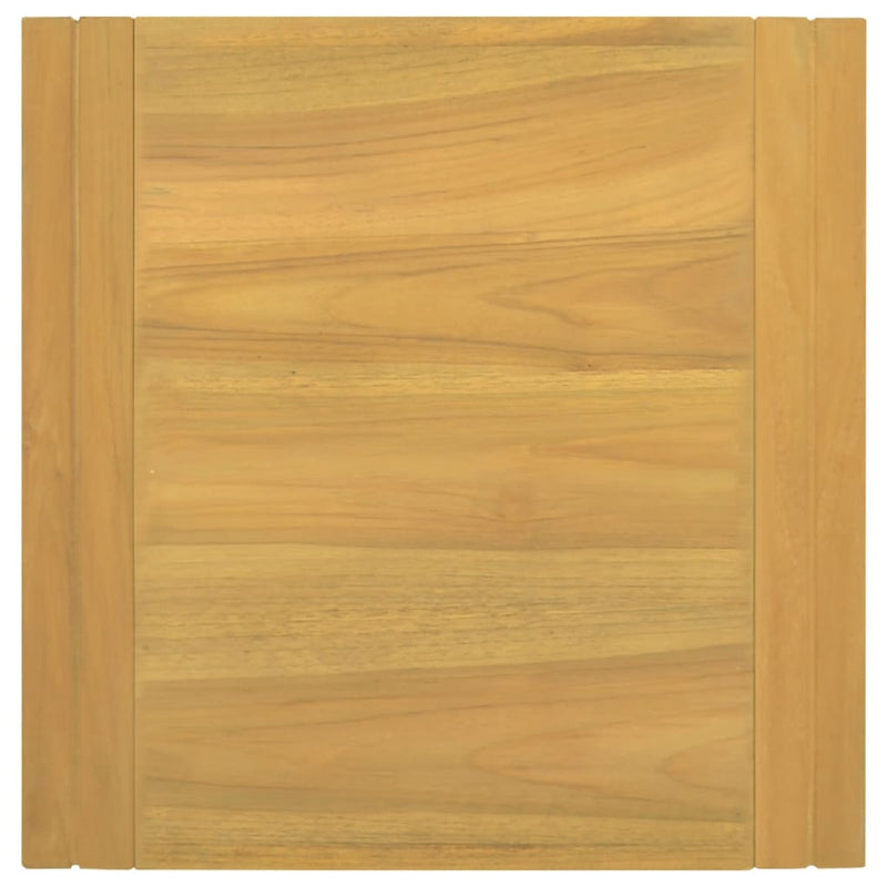 Wand-Badregal 45x45x35 cm Massivholz Teak