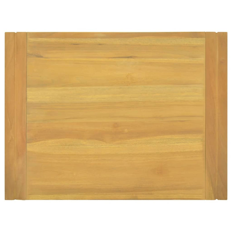 Wand-Badschrank 60x45x35 cm Massivholz Teak