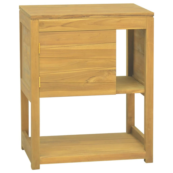 Badschrank 60x40x75 cm Massivholz Teak