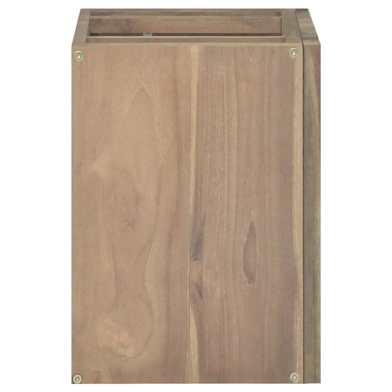 Wand-Badschrank 45x30x40 cm Massivholz Teak