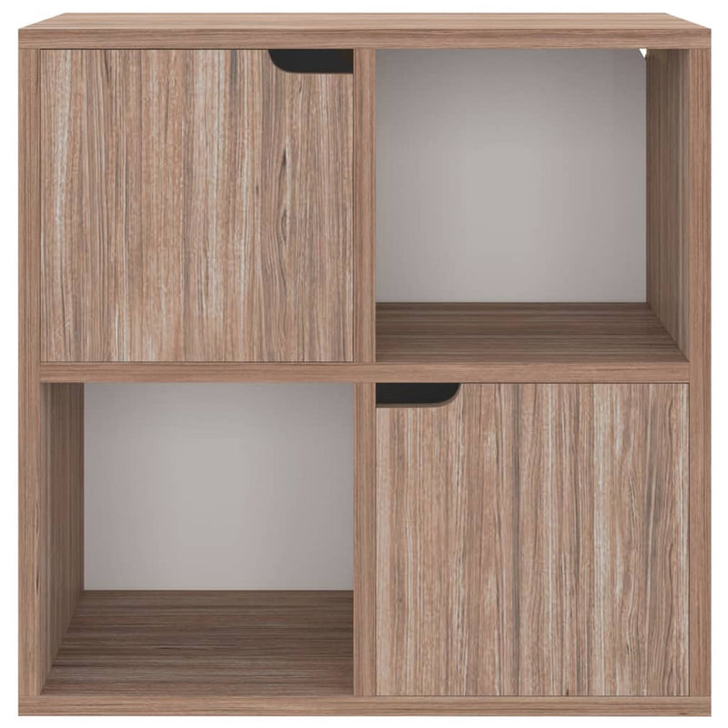 Bücherregal Grau Sonoma-Eiche 60x27,5x59,5 cm Holzwerkstoff