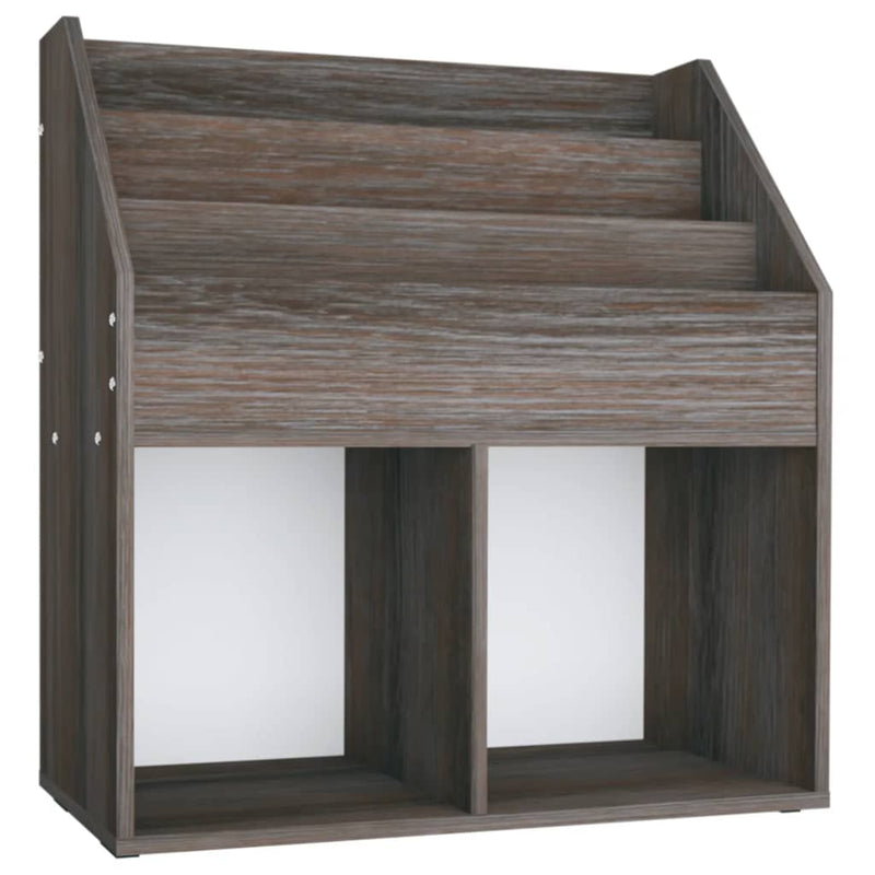 Kinder-Bücherregal Grau Sonoma-Eiche 71X30X78,5Cm Holzwerkstoff
