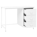 Schreibtisch Industrie-Stil Mit Schubladen 105X52X75 Cm