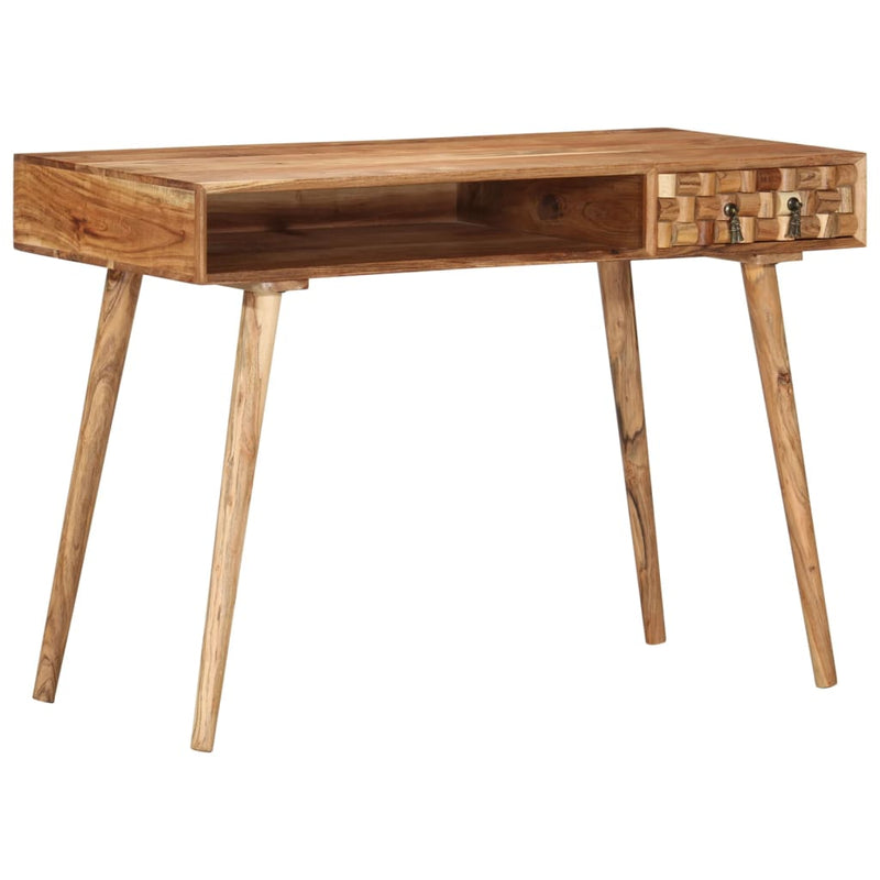 Tv-Schrank 100×35×40 Cm Massivholz Akazie
