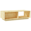 Couchtisch 110X50X33,5 Cm Massivholz Tanne