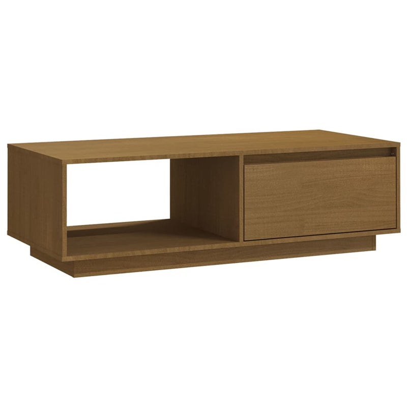 Couchtisch Honigbraun 110x50x33,5 cm Massivholz Kiefer