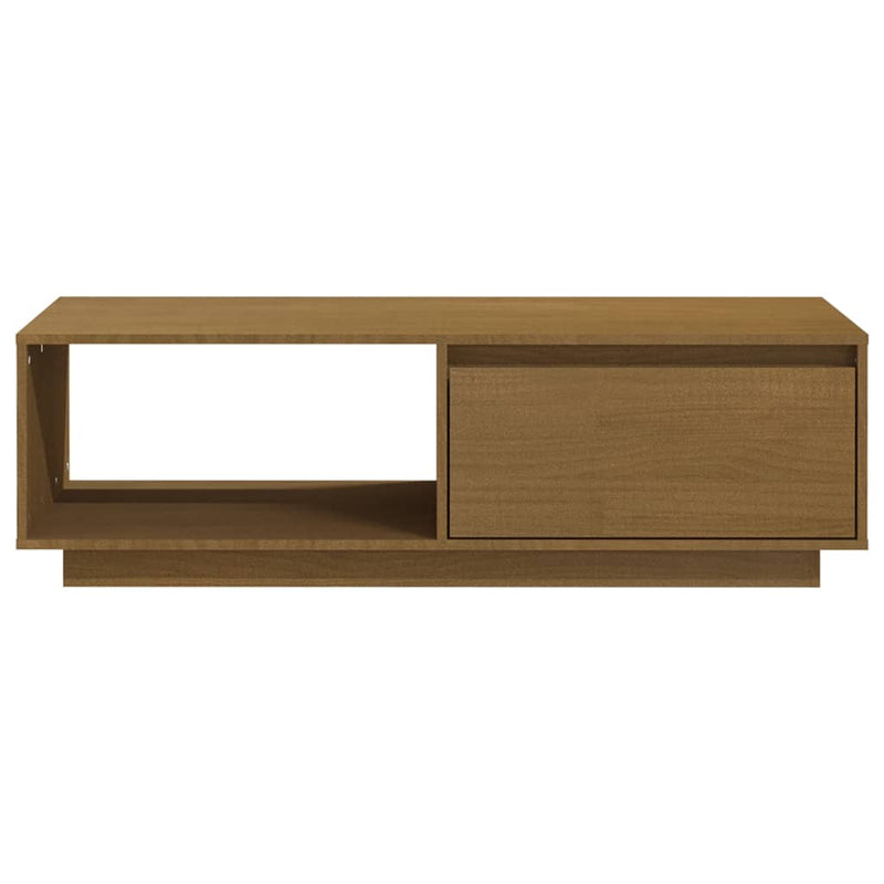 Couchtisch Honigbraun 110x50x33,5 cm Massivholz Kiefer