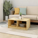 Couchtisch 75X50X33,5 Cm Massivholz Tanne
