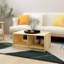 Couchtisch 75X50X33,5 Cm Massivholz Tanne