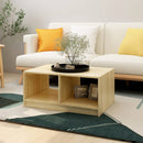 Couchtisch 75X50X33,5 Cm Massivholz Kiefer