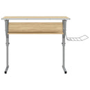 Basteltisch & Grau 110X53X(58-87) Cm Holzwerkstoff