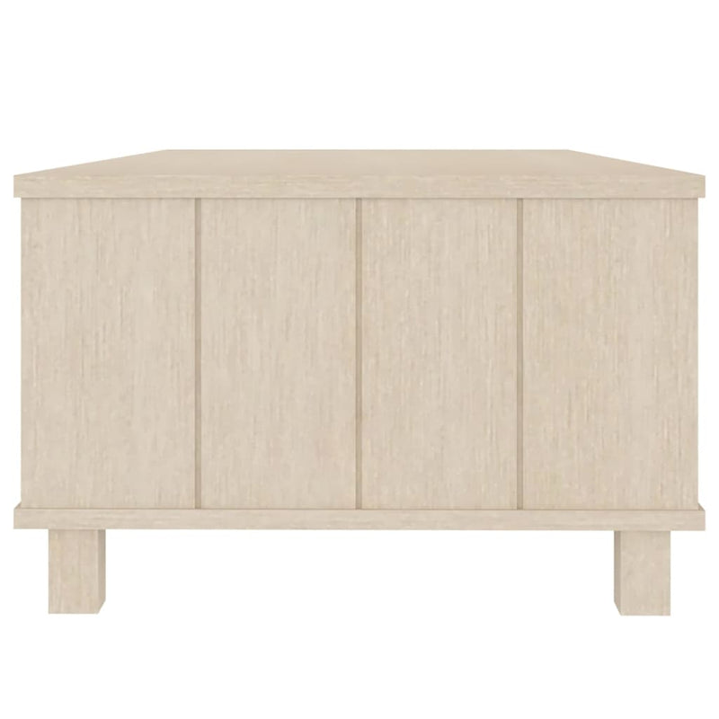 Sideboard HAMAR Honigbraun 100x55x35 cm Massivholz Kiefer