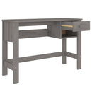 Schreibtisch Hamar 110X40X75 Cm Massivholz Kiefer