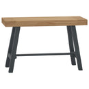 Bank 80 Cm Massivholz Teak