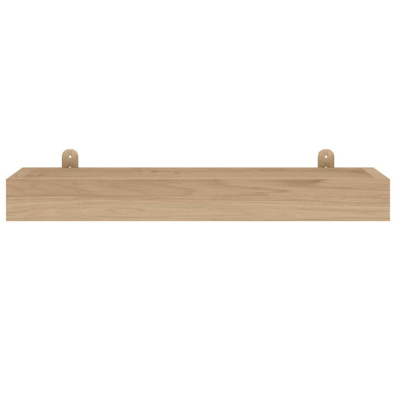 Wandregale 2 Stk. 60x15x4 cm Massivholz Teak