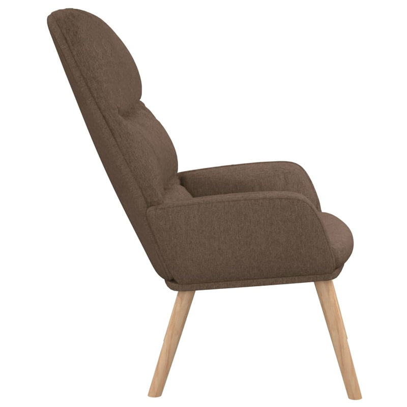 Relaxsessel Taupe Stoff